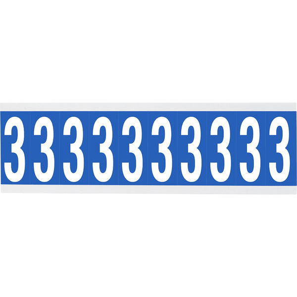 Brady CNL2B 3 Identical numbers and letters on one card for indoor use 912096