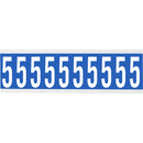 Brady CNL2B 5 Identical numbers and letters on one card for indoor use 912094