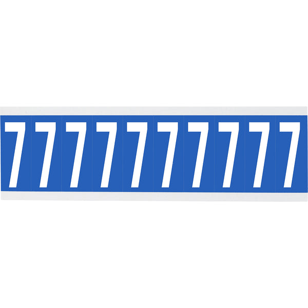 Brady CNL2B 7 Identical numbers and letters on one card for indoor use 912092