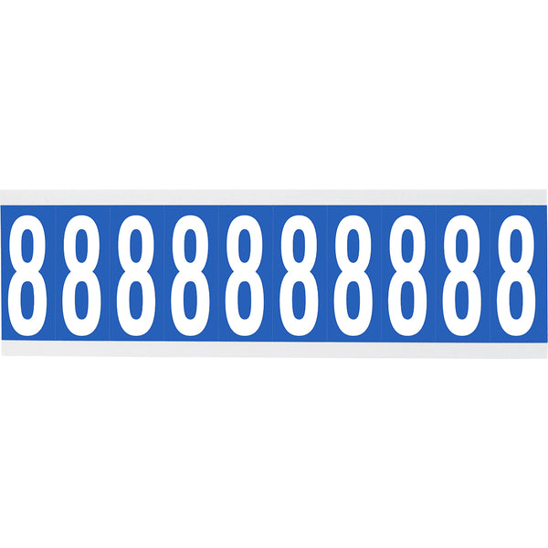 Brady CNL2B 8 Identical numbers and letters on one card for indoor use 912091