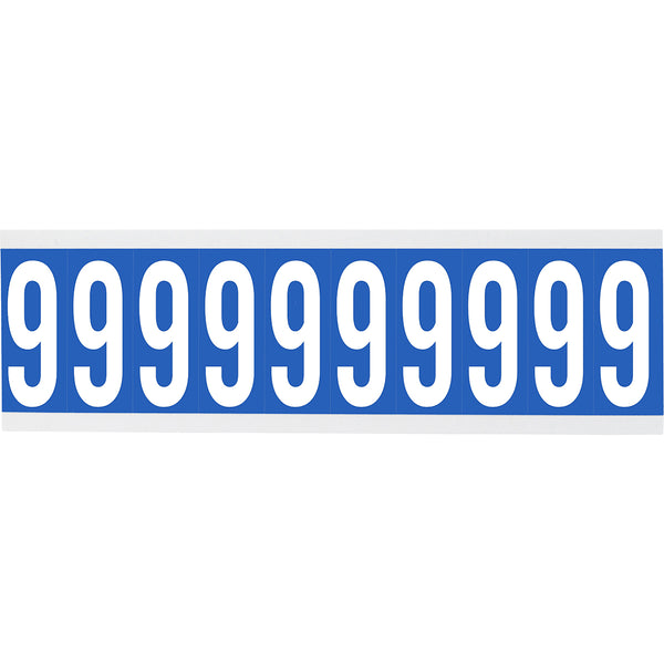 Brady CNL2B 9 Identical numbers and letters on one card for indoor use 912090