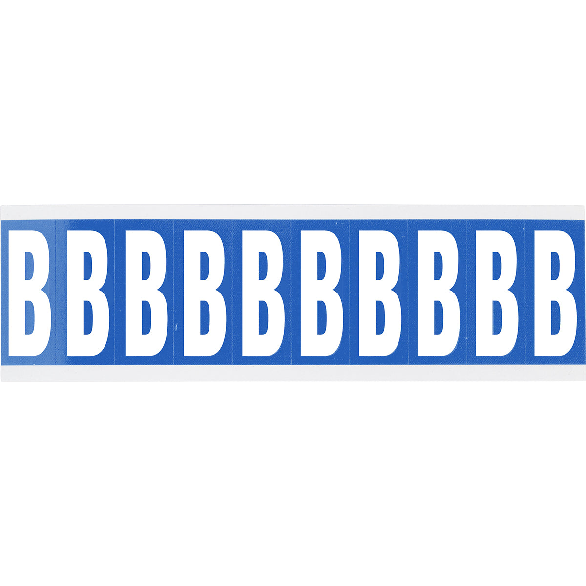 Brady CNL2B B Identical numbers and letters on one card for indoor use 912087