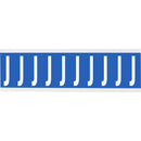 Brady CNL2B J Identical numbers and letters on one card for indoor use 912078