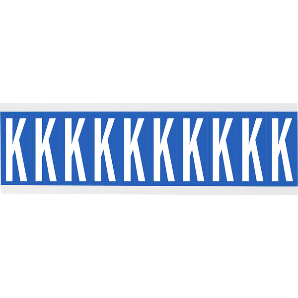 Brady CNL2B K Identical numbers and letters on one card for indoor use 912077