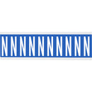 Brady CNL2B N Identical numbers and letters on one card for indoor use 912074