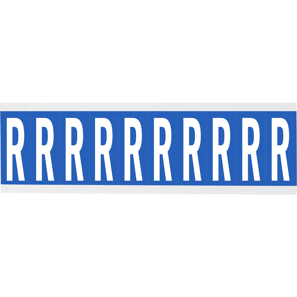 Brady CNL2B R Identical numbers and letters on one card for indoor use 912070