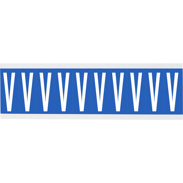 Brady CNL2B V Identical numbers and letters on one card for indoor use 912066