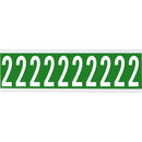 Brady CNL2G 2 Identical numbers and letters on one card for indoor use 912059