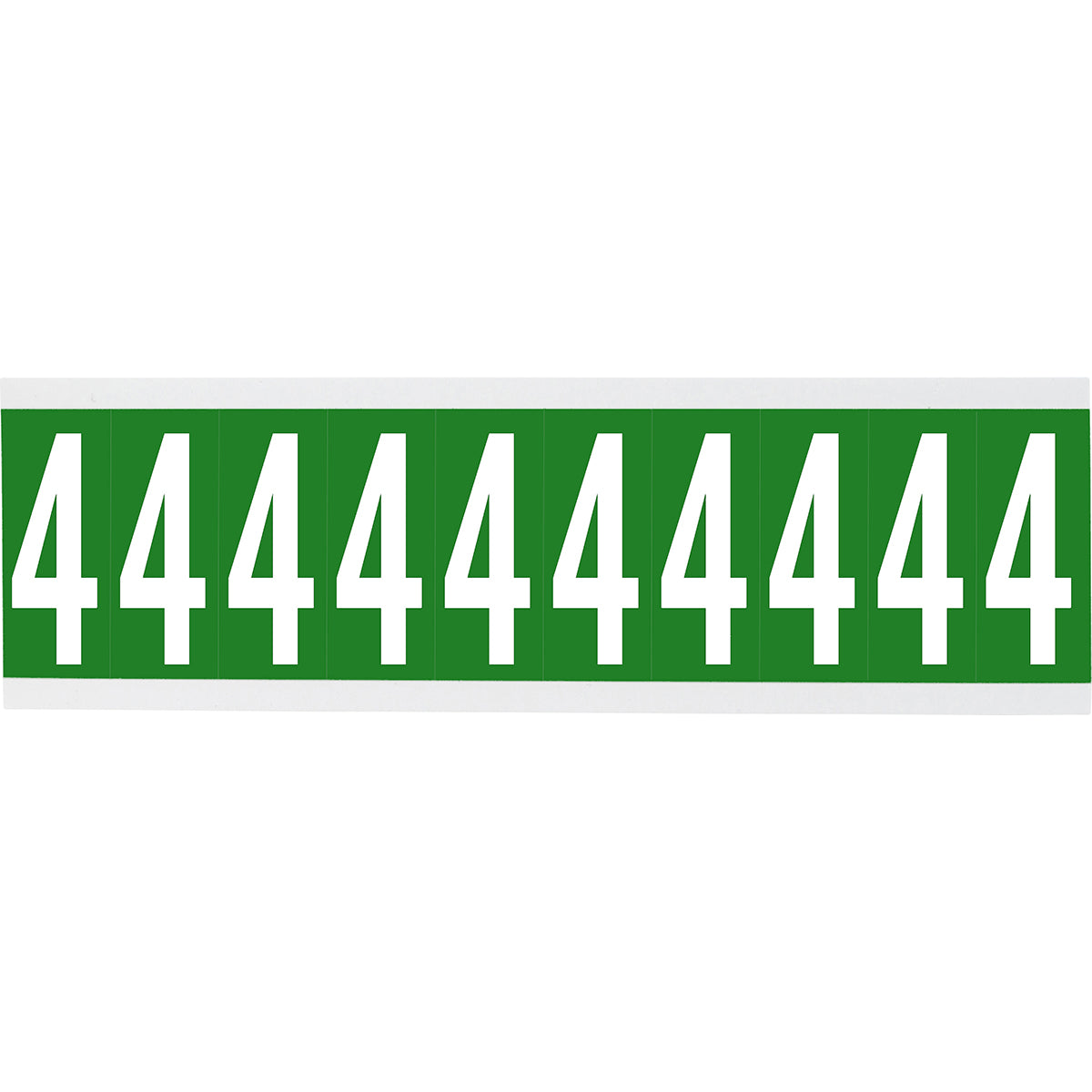 Brady CNL2G 4 Identical numbers and letters on one card for indoor use 912057