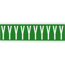 Brady CNL2G Y Identical numbers and letters on one card for indoor use 912025