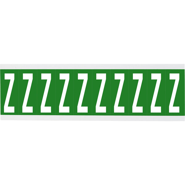 Brady CNL2G Z Identical numbers and letters on one card for indoor use 912024