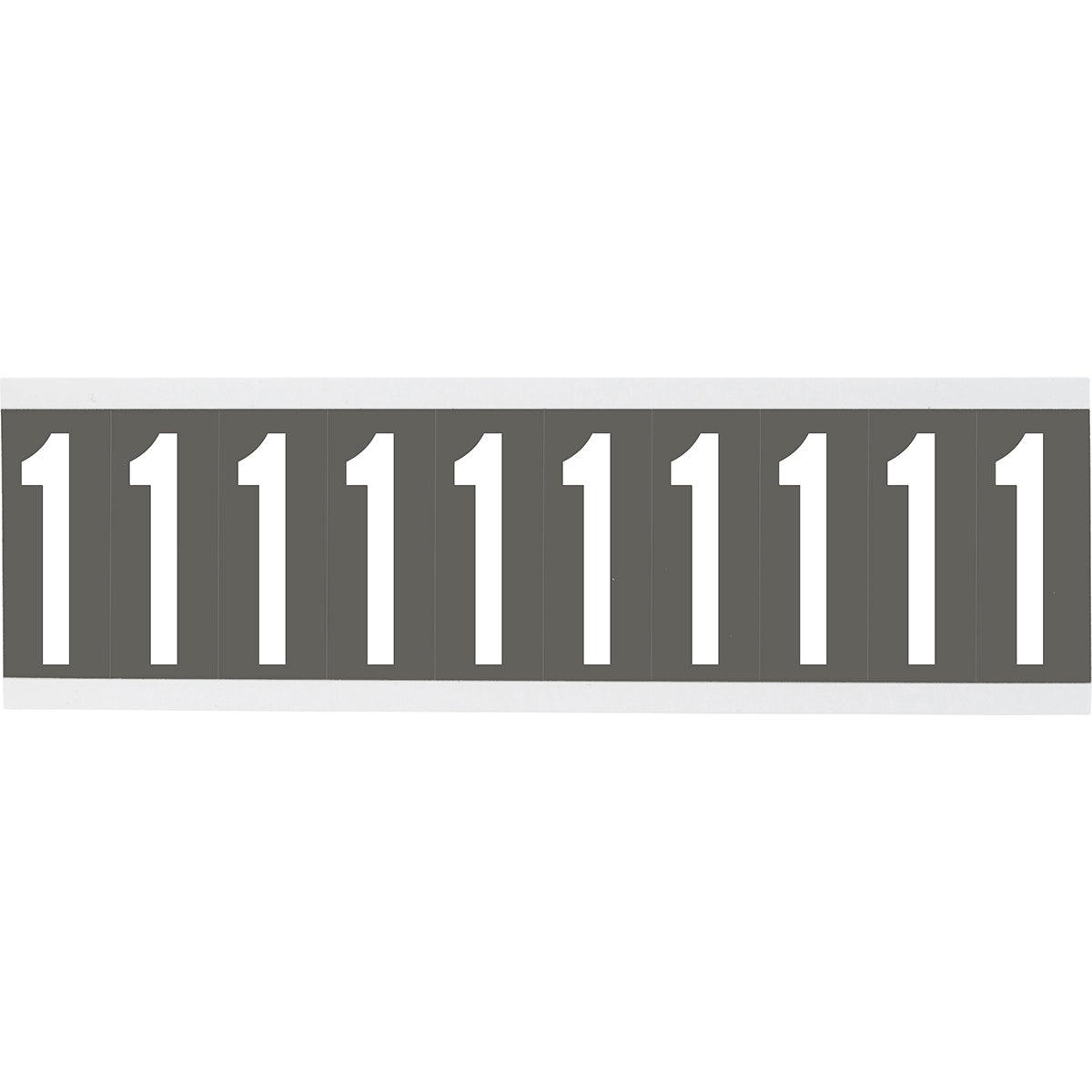 Brady CNL2G 9 Identical numbers and letters on one card for indoor use 912052