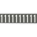 Brady CNL2G 9 Identical numbers and letters on one card for indoor use 912052