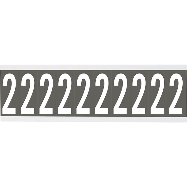 Brady CNL2G A Identical numbers and letters on one card for indoor use 912051