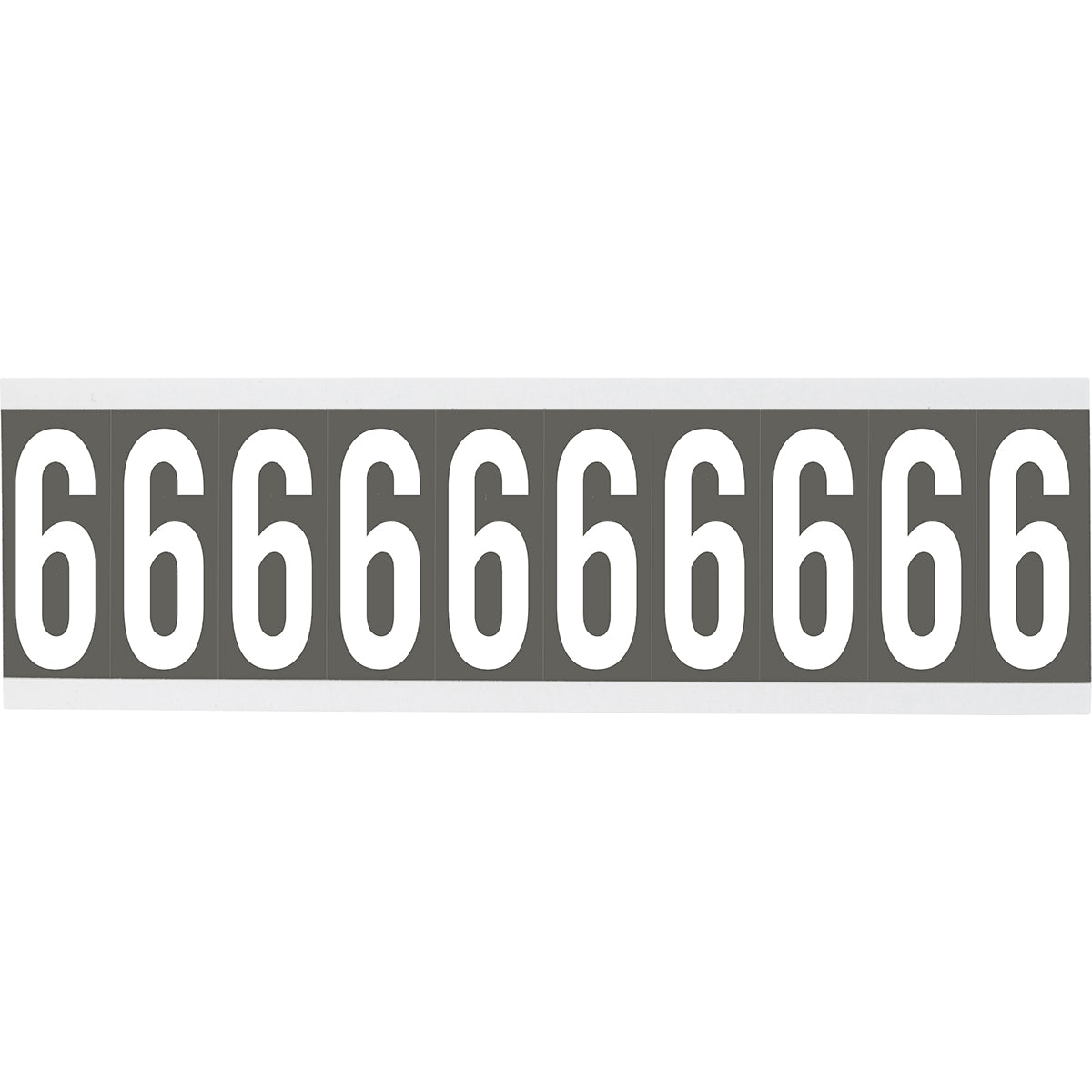 Brady CNL2G D Identical numbers and letters on one card for indoor use 912047