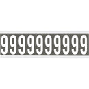 Brady CNL2G F Identical numbers and letters on one card for indoor use 912044