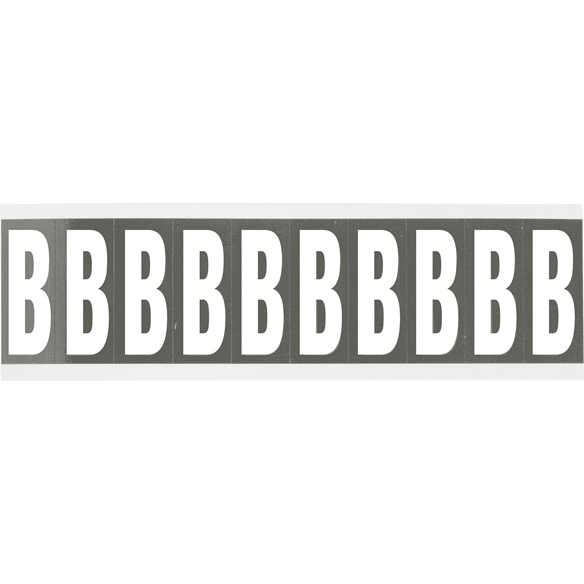 Brady CNL2GR B Identical numbers and letters on one card for indoor use 912012