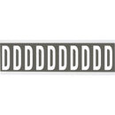 Brady CNL2G J Identical numbers and letters on one card for indoor use 912040