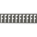 Brady CNL2GR F Identical numbers and letters on one card for indoor use 912008