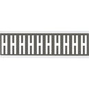 Brady CNL2GR H Identical numbers and letters on one card for indoor use 912006