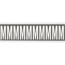 Brady CNL2GR M Identical numbers and letters on one card for indoor use 912001