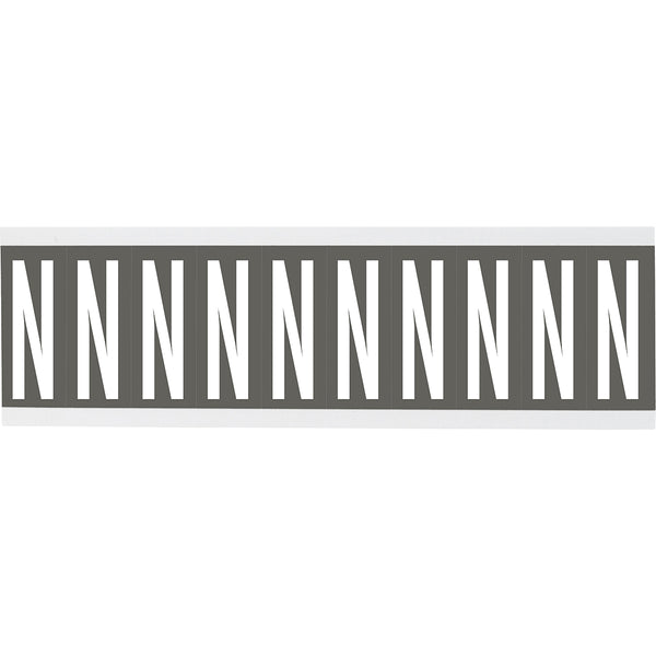 Brady CNL2G T Identical numbers and letters on one card for indoor use 912030