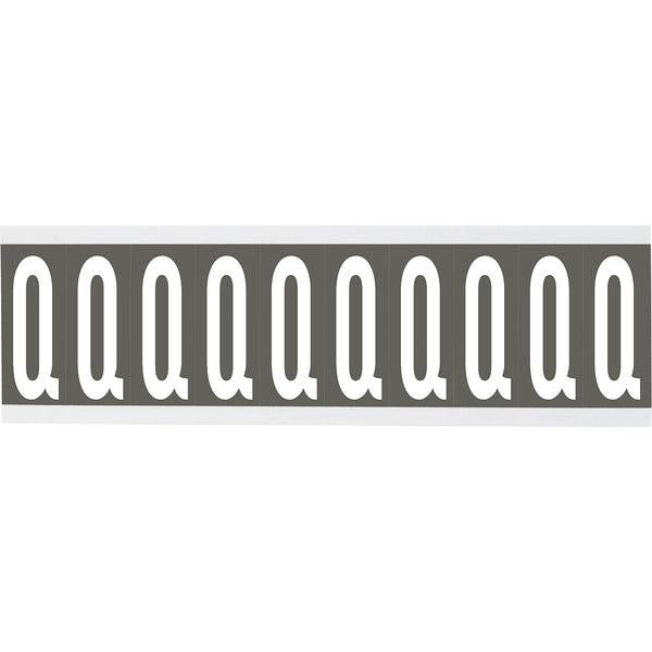 Brady CNL2G W Identical numbers and letters on one card for indoor use 912027