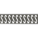 Brady CNL2GR S Identical numbers and letters on one card for indoor use 911995