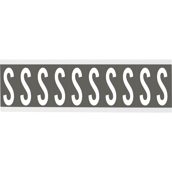 Brady CNL2GR S Identical numbers and letters on one card for indoor use 911995