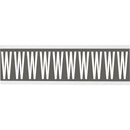 Brady CNL2GR W Identical numbers and letters on one card for indoor use 911991