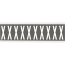 Brady CNL2GR X Identical numbers and letters on one card for indoor use 911990