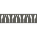 Brady CNL2GR Y Identical numbers and letters on one card for indoor use 911989