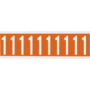 Brady CNL2O 1 Identical numbers and letters on one card for indoor use 912727