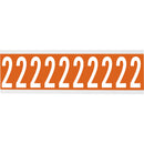 Brady CNL2O 2 Identical numbers and letters on one card for indoor use 911986