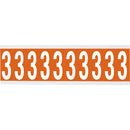 Brady CNL2O 3 Identical numbers and letters on one card for indoor use 911985