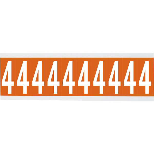 Brady CNL2O 4 Identical numbers and letters on one card for indoor use 912723