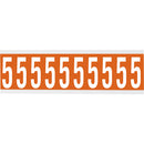 Brady CNL2O 5 Identical numbers and letters on one card for indoor use 912726