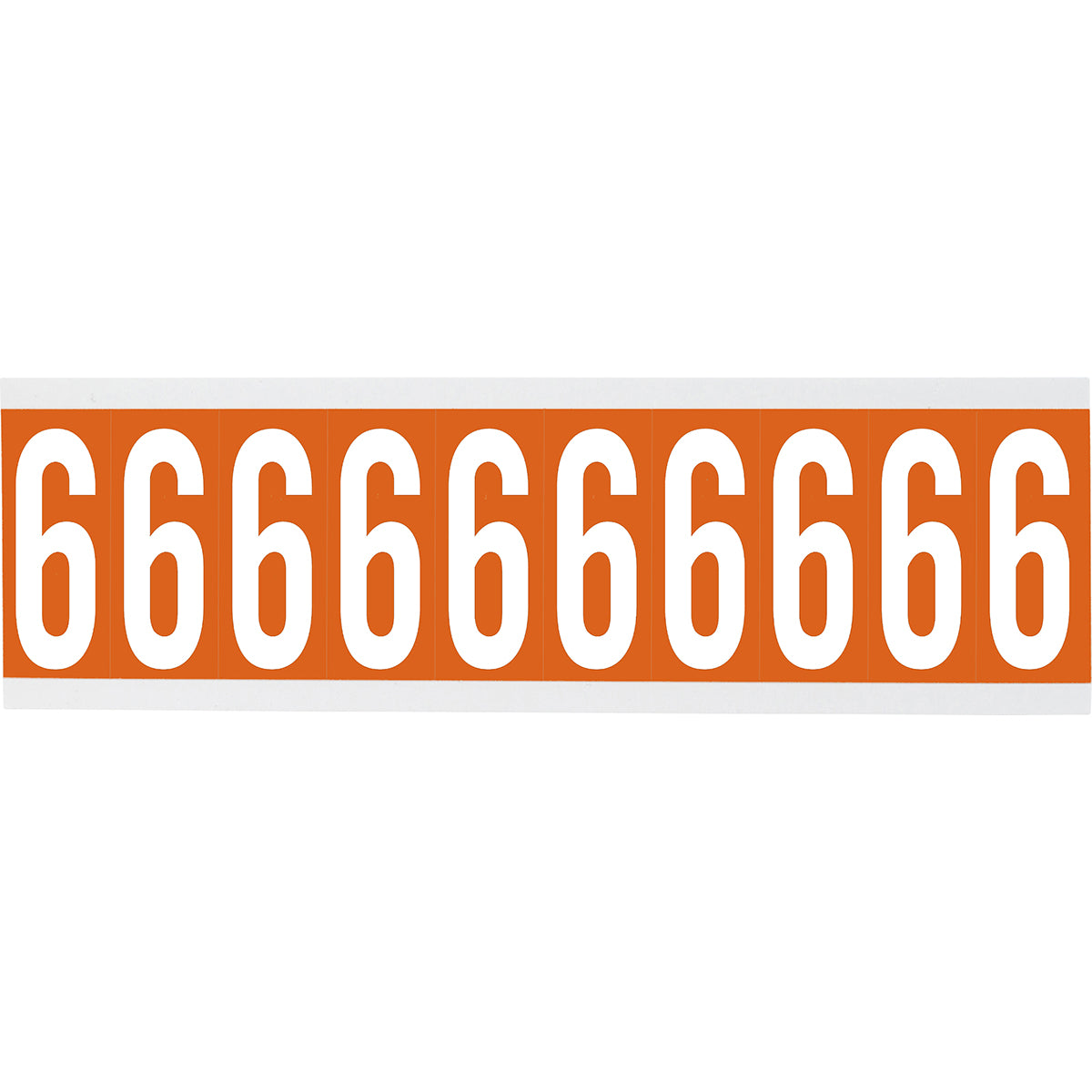Brady CNL2O 6 Identical numbers and letters on one card for indoor use 912722