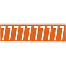 Brady CNL2O 7 Identical numbers and letters on one card for indoor use 911984