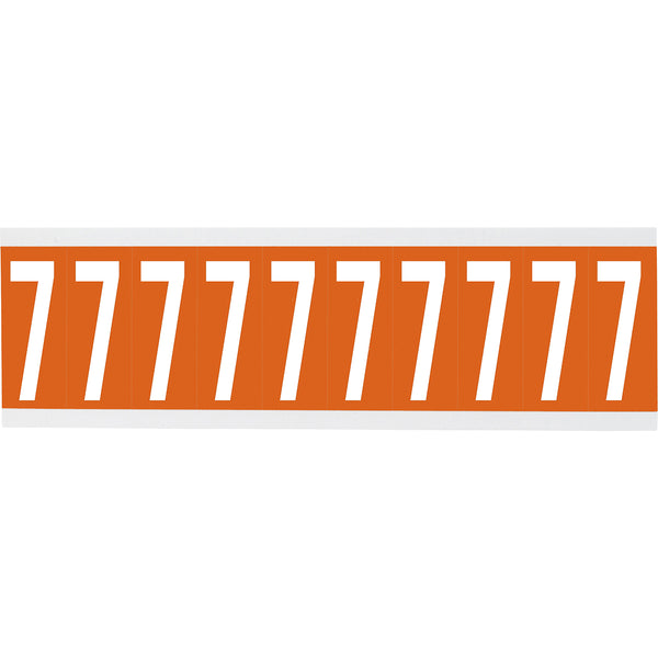 Brady CNL2O 7 Identical numbers and letters on one card for indoor use 911984