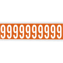 Brady CNL2O 9 Identical numbers and letters on one card for indoor use 911982