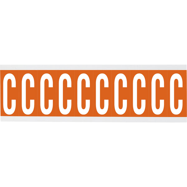 Brady CNL2O C Identical numbers and letters on one card for indoor use 911979