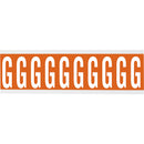 Brady CNL2O G Identical numbers and letters on one card for indoor use 911977