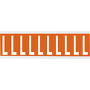 Brady CNL2O L Identical numbers and letters on one card for indoor use 911974