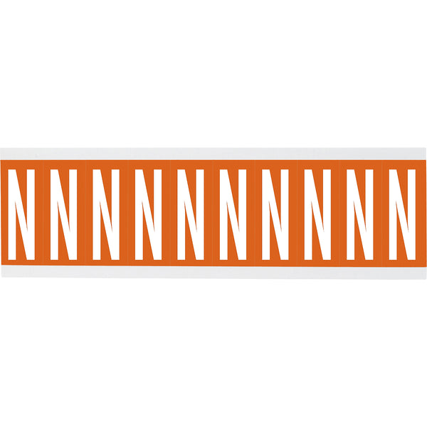 Brady CNL2O N Identical numbers and letters on one card for indoor use 911973