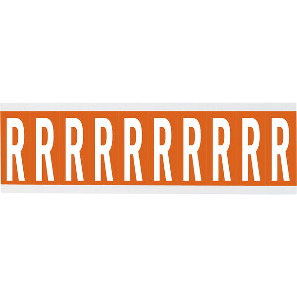 Brady CNL2O R Identical numbers and letters on one card for indoor use 912715