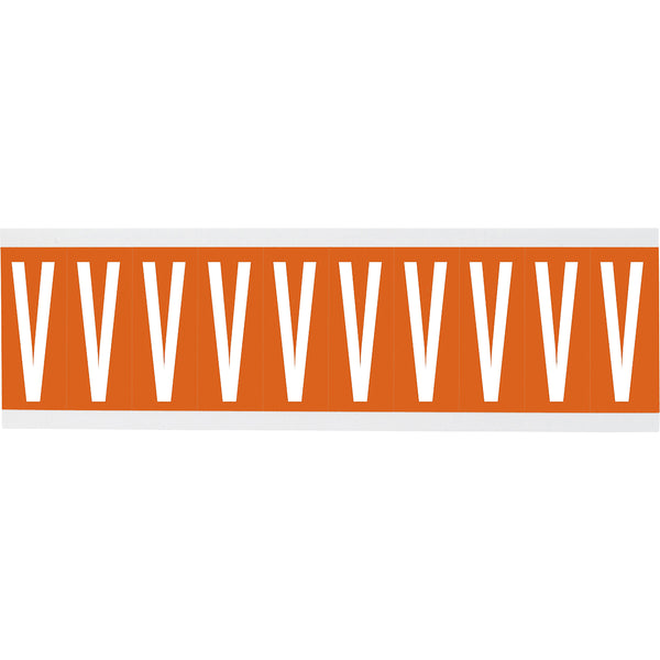 Brady CNL2O V Identical numbers and letters on one card for indoor use 911968