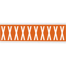 Brady CNL2O X Identical numbers and letters on one card for indoor use 912140