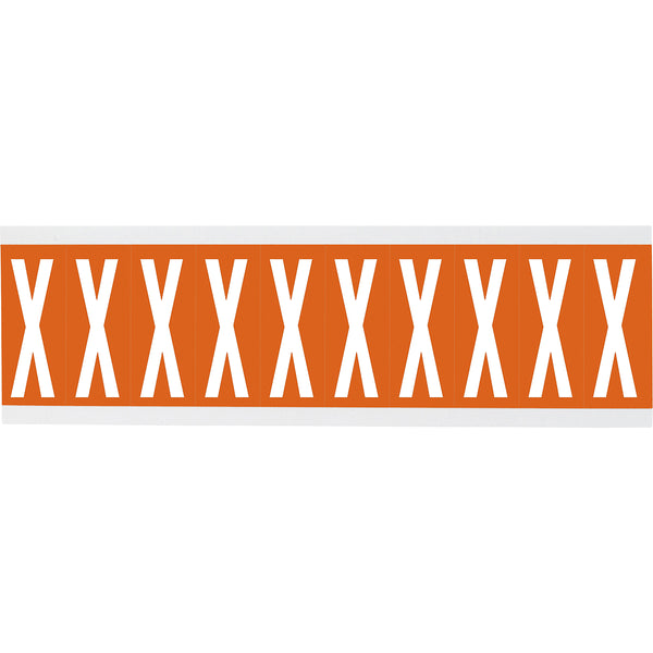 Brady CNL2O X Identical numbers and letters on one card for indoor use 912140