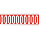 Brady CNL2R 0 Identical numbers and letters on one card for indoor use 911966